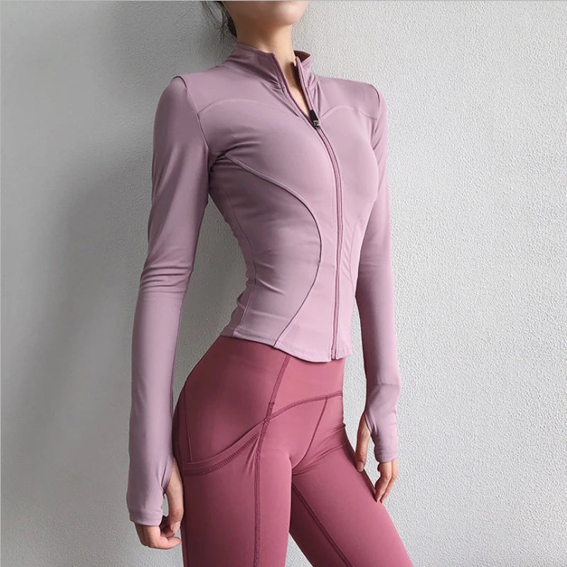 Quick-Dry Breathable Sports Jacket Women