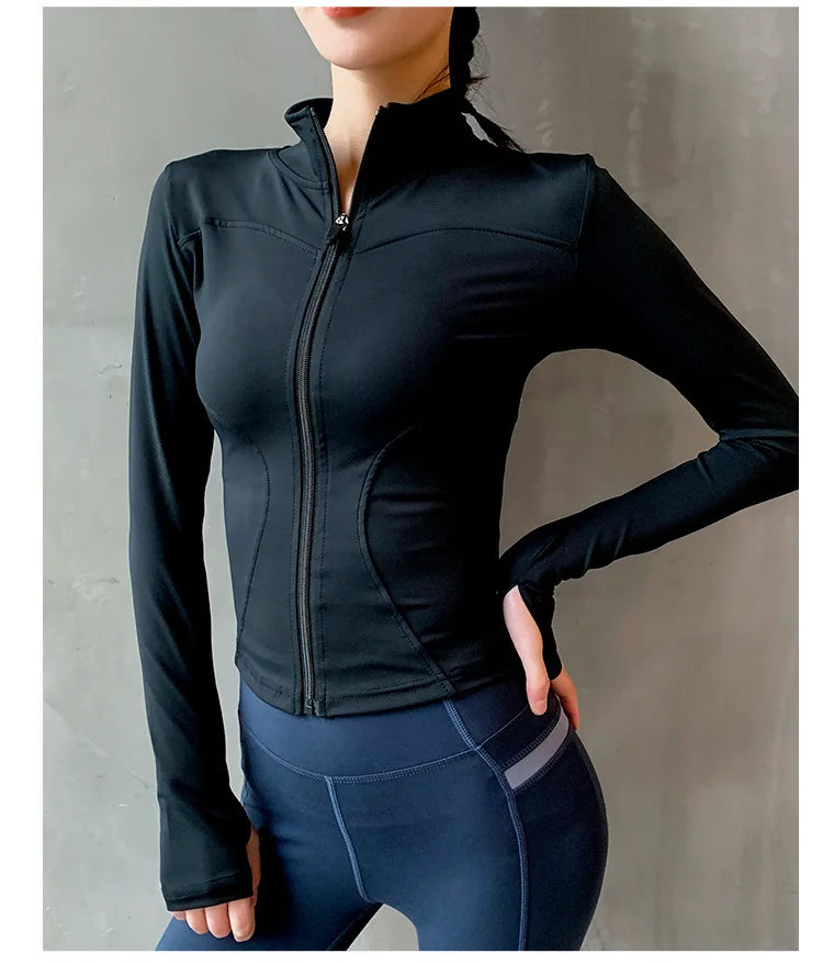 Quick-Dry Breathable Sports Jacket Women